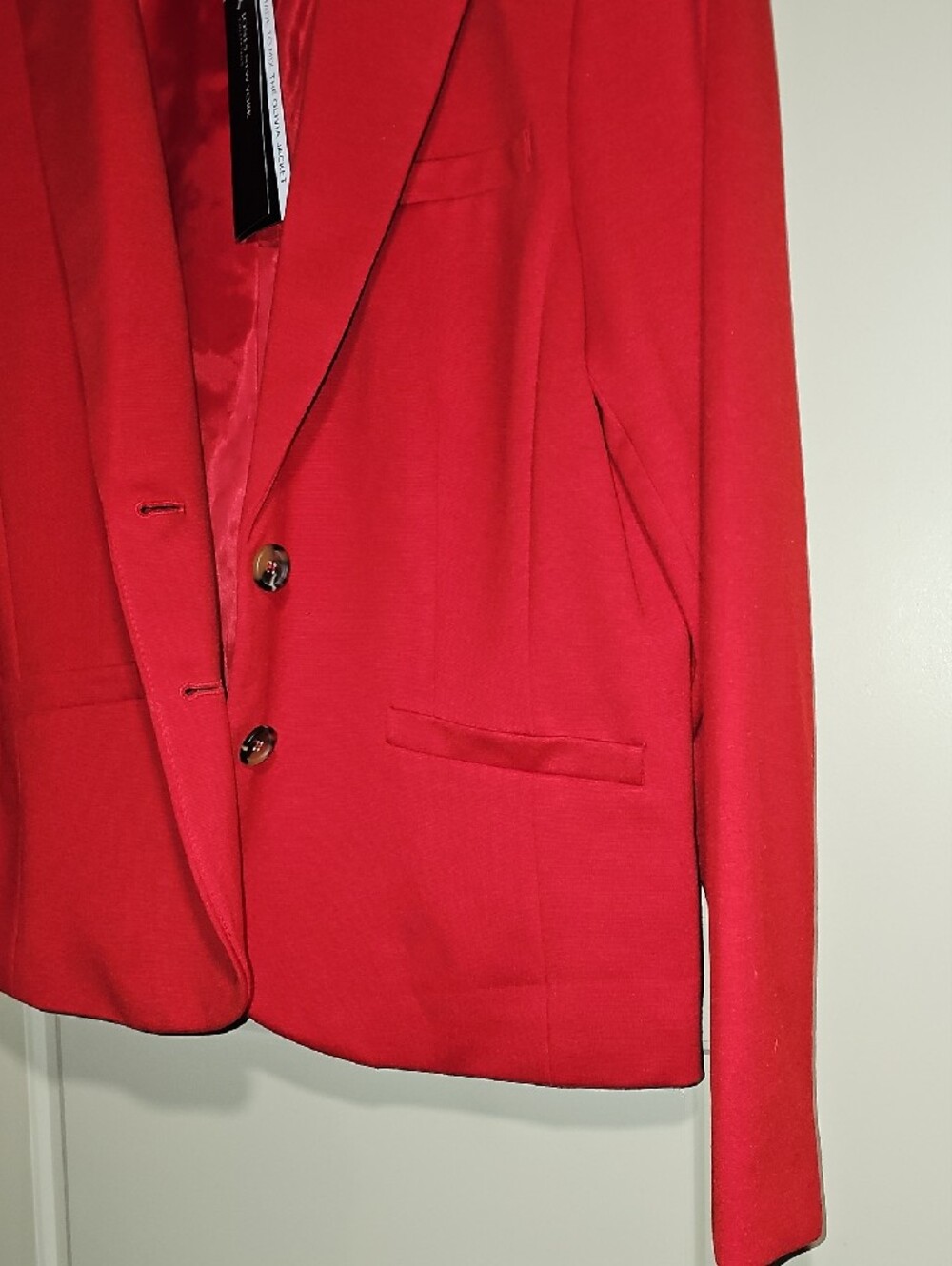 Jones New York Red Women's Stretch Jacket Size 16. NWT - Picture 9 of 10